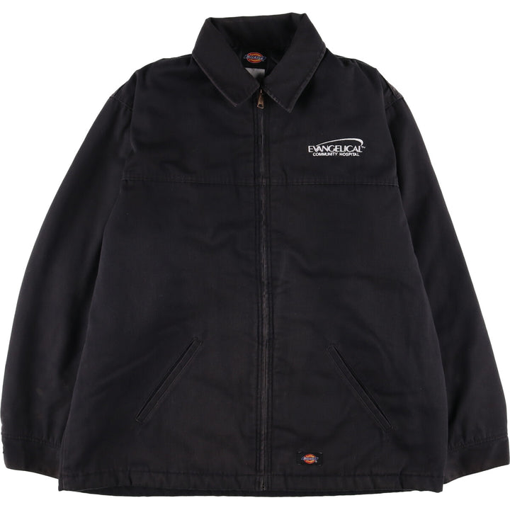 Dickies padded work jacket, men's size XXL unclear black type Vintage Second Hand