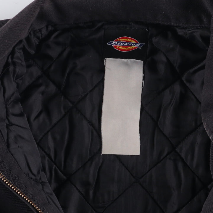 Dickies padded work jacket, men's size XXL unclear black type Vintage Second Hand