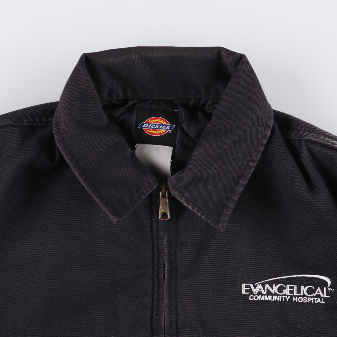 Dickies padded work jacket, men's size XXL unclear black type Vintage Second Hand