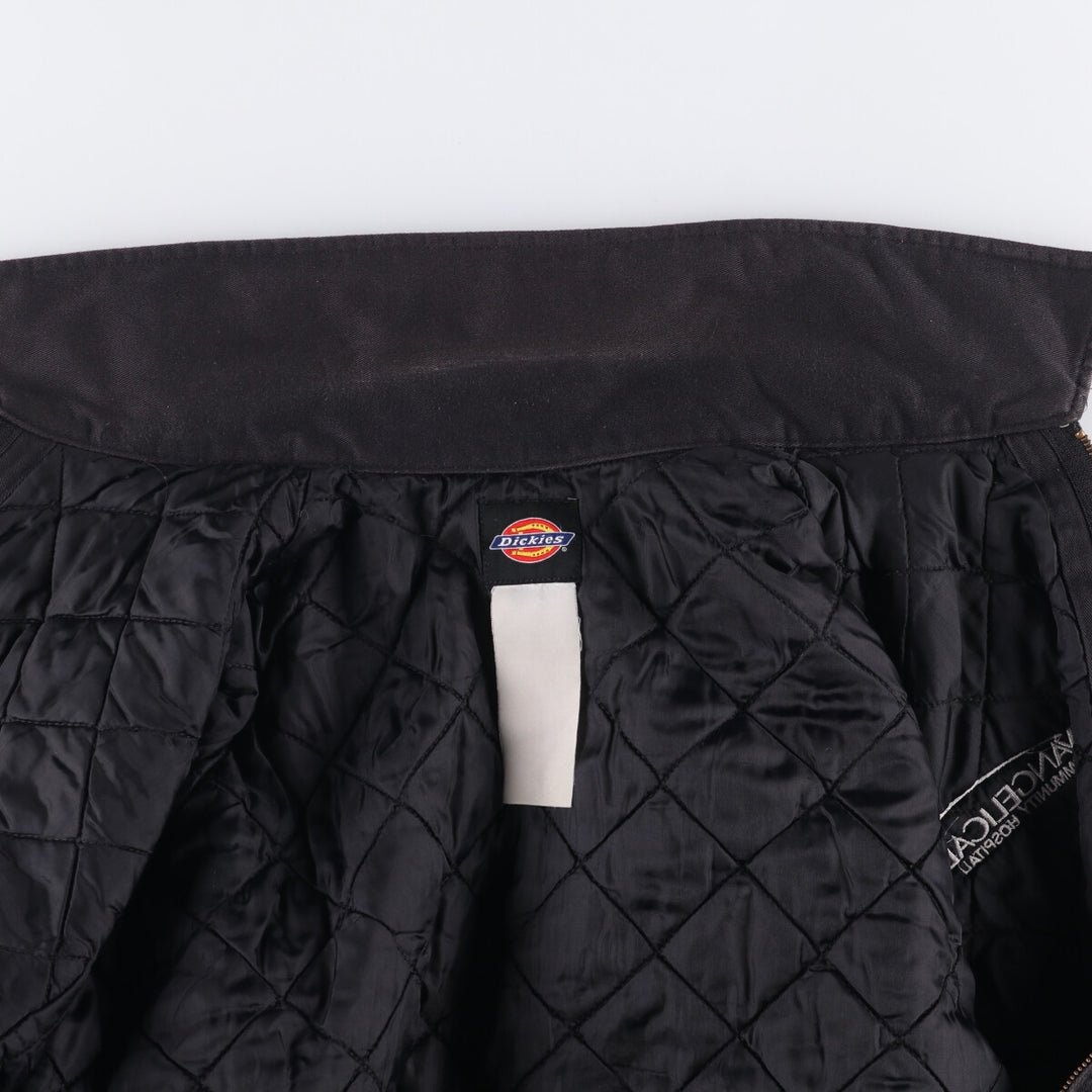 Dickies padded work jacket, men's size XXL unclear black type Vintage Second Hand