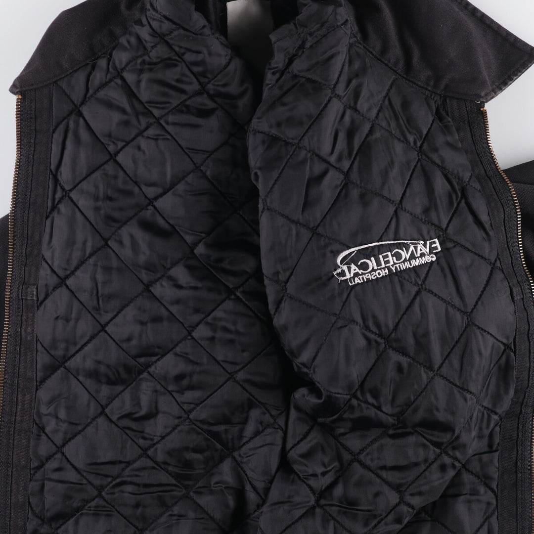 Dickies padded work jacket, men's size XXL unclear black type Vintage Second Hand