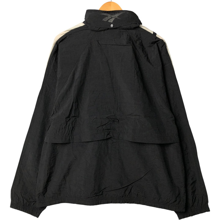 90'S Reebok Nylon Jacket, Men's M Size, Vintage Nylon black type Vintage Second Hand