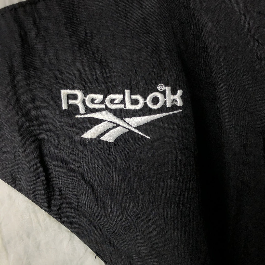 90'S Reebok Nylon Jacket, Men's M Size, Vintage Nylon black type Vintage Second Hand