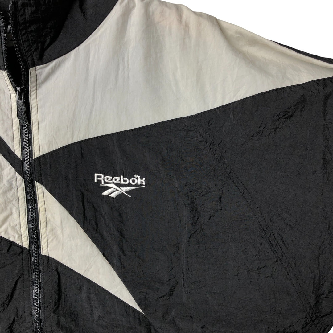 90'S Reebok Nylon Jacket, Men's M Size, Vintage Nylon black type Vintage Second Hand