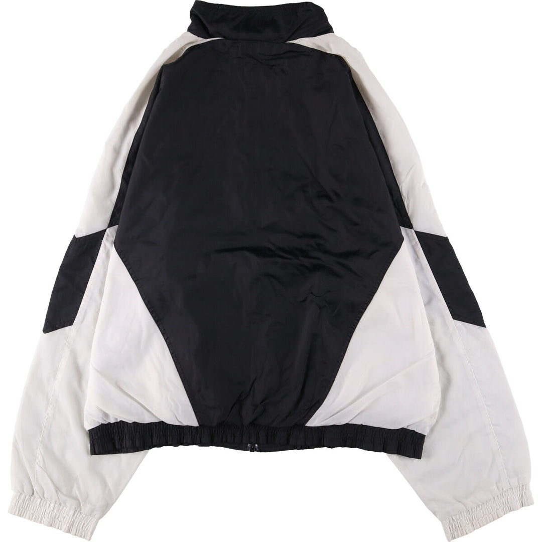 90'S Reebok Men's XXL Vintage Windbreaker unclear black type Vintage Second Hand