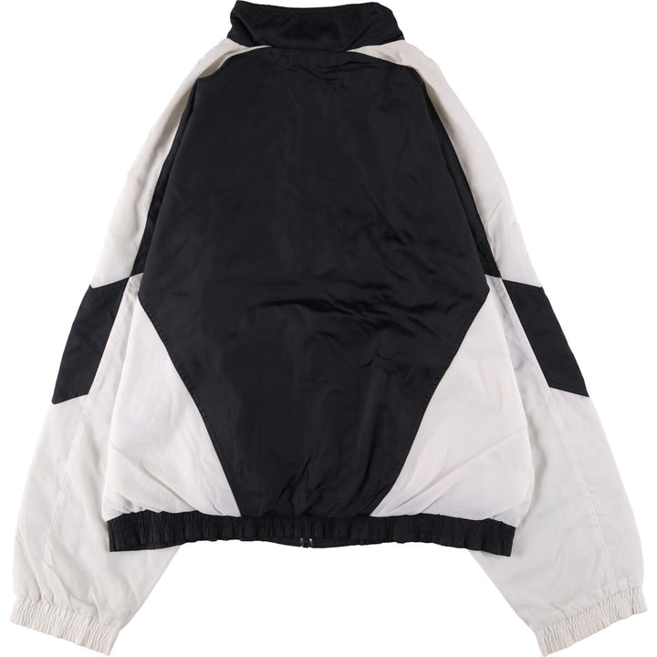 90'S Reebok Men's XXL Vintage Windbreaker unclear black type Vintage Second Hand