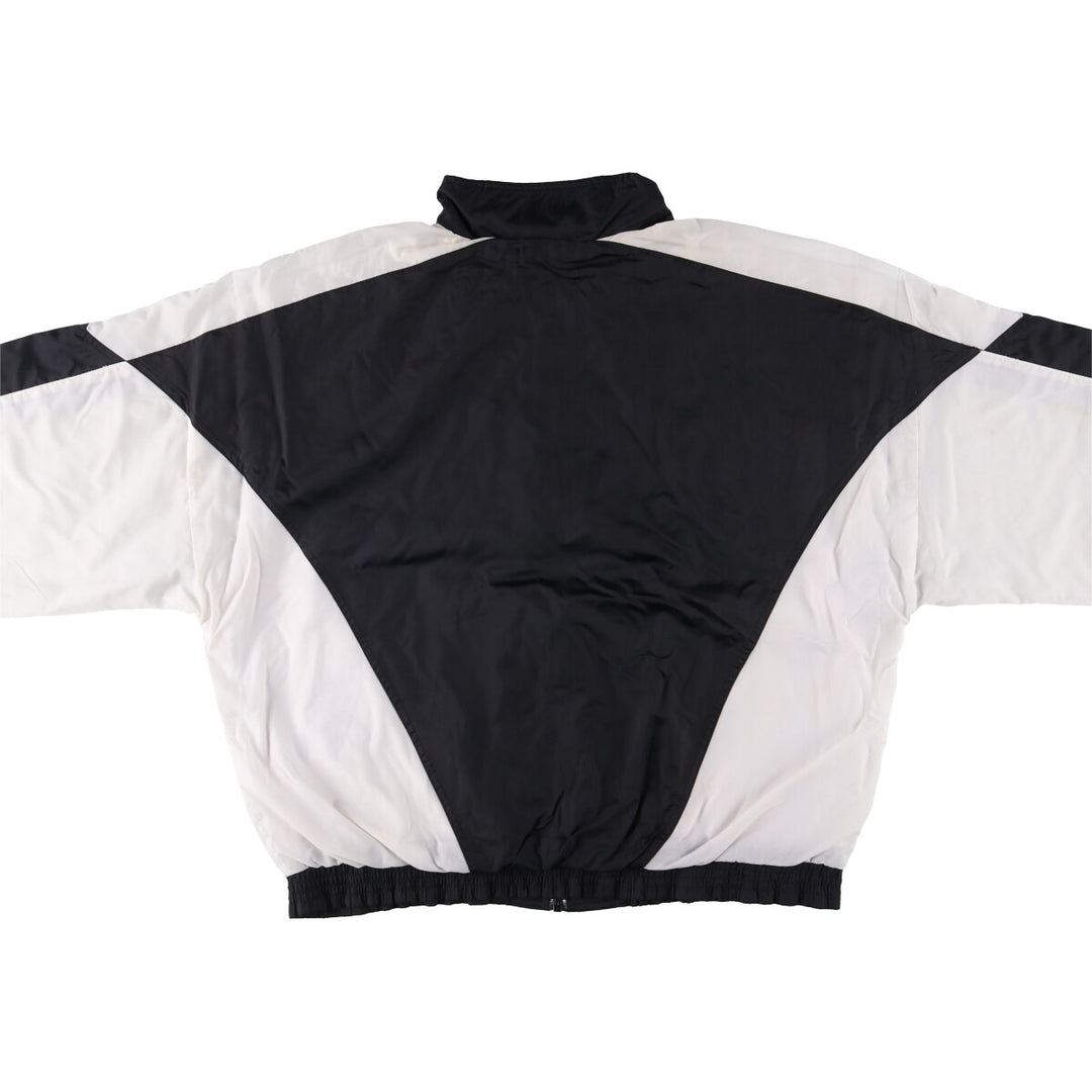 90'S Reebok Men's XXL Vintage Windbreaker unclear black type Vintage Second Hand
