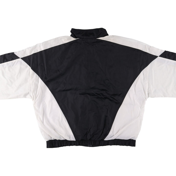 90'S Reebok Men's XXL Vintage Windbreaker unclear black type Vintage Second Hand