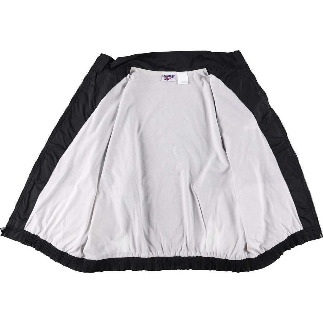 90'S Reebok Men's XXL Vintage Windbreaker unclear black type Vintage Second Hand