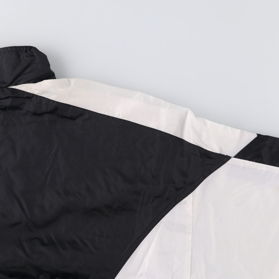 90'S Reebok Men's XXL Vintage Windbreaker unclear black type Vintage Second Hand