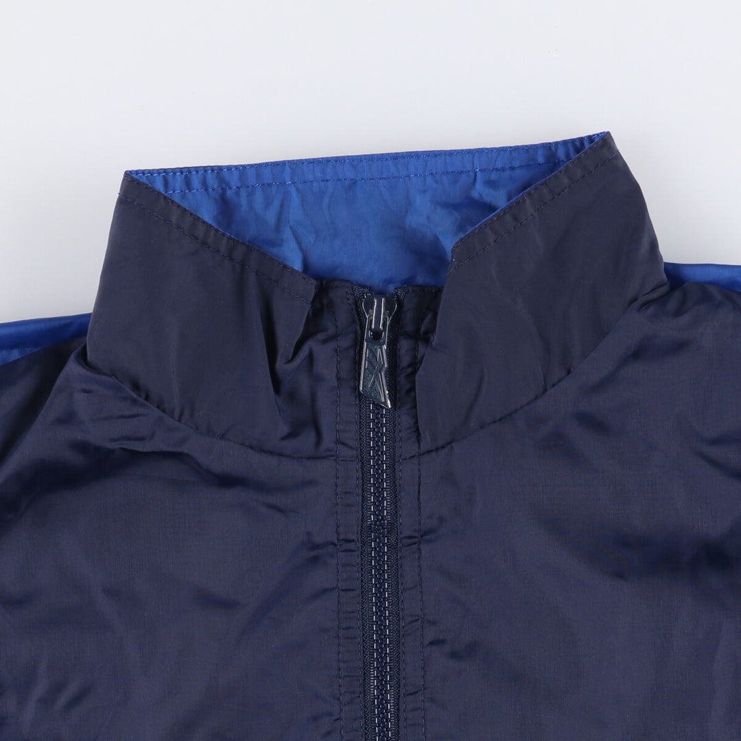 90'S Reebok Back Logo Windbreaker Men's XL Vintage polyester blue type Vintage Second Hand