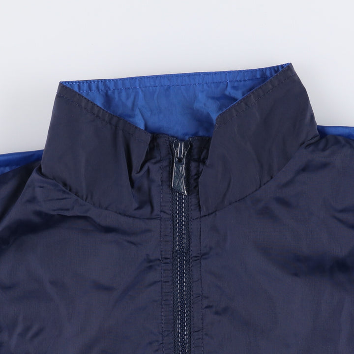 90'S Reebok Back Logo Windbreaker Men's XL Vintage polyester blue type Vintage Second Hand