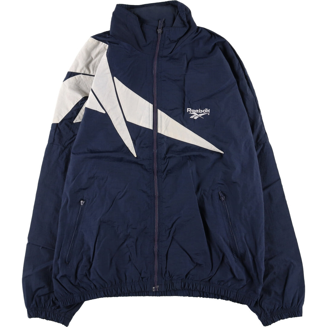 90'S Reebok Windbreaker Men's XL Vintage unclear navy blue type Vintage Second Hand