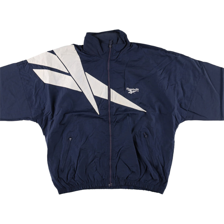 90'S Reebok Windbreaker Men's XL Vintage unclear navy blue type Vintage Second Hand