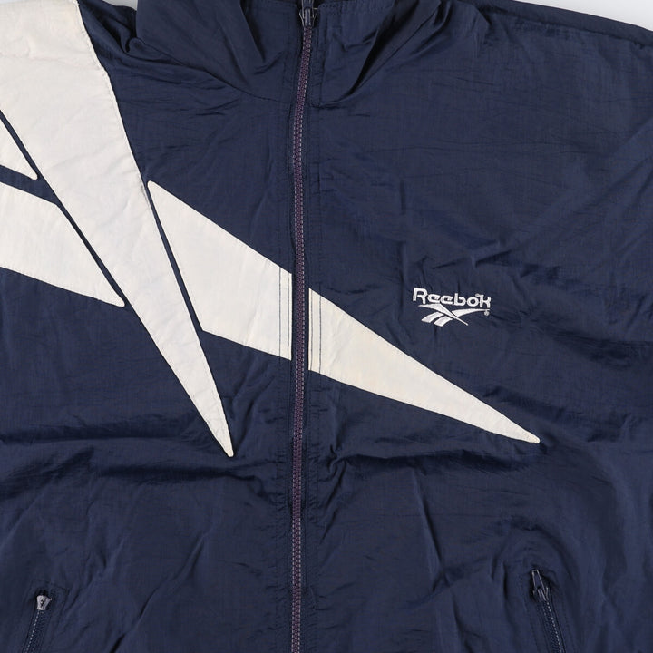 90'S Reebok Windbreaker Men's XL Vintage unclear navy blue type Vintage Second Hand