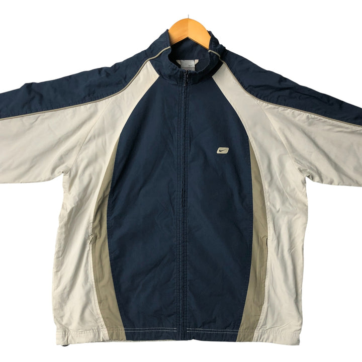 00'S Nike Windbreaker Men's Size L polyester navy blue type Vintage Second Hand