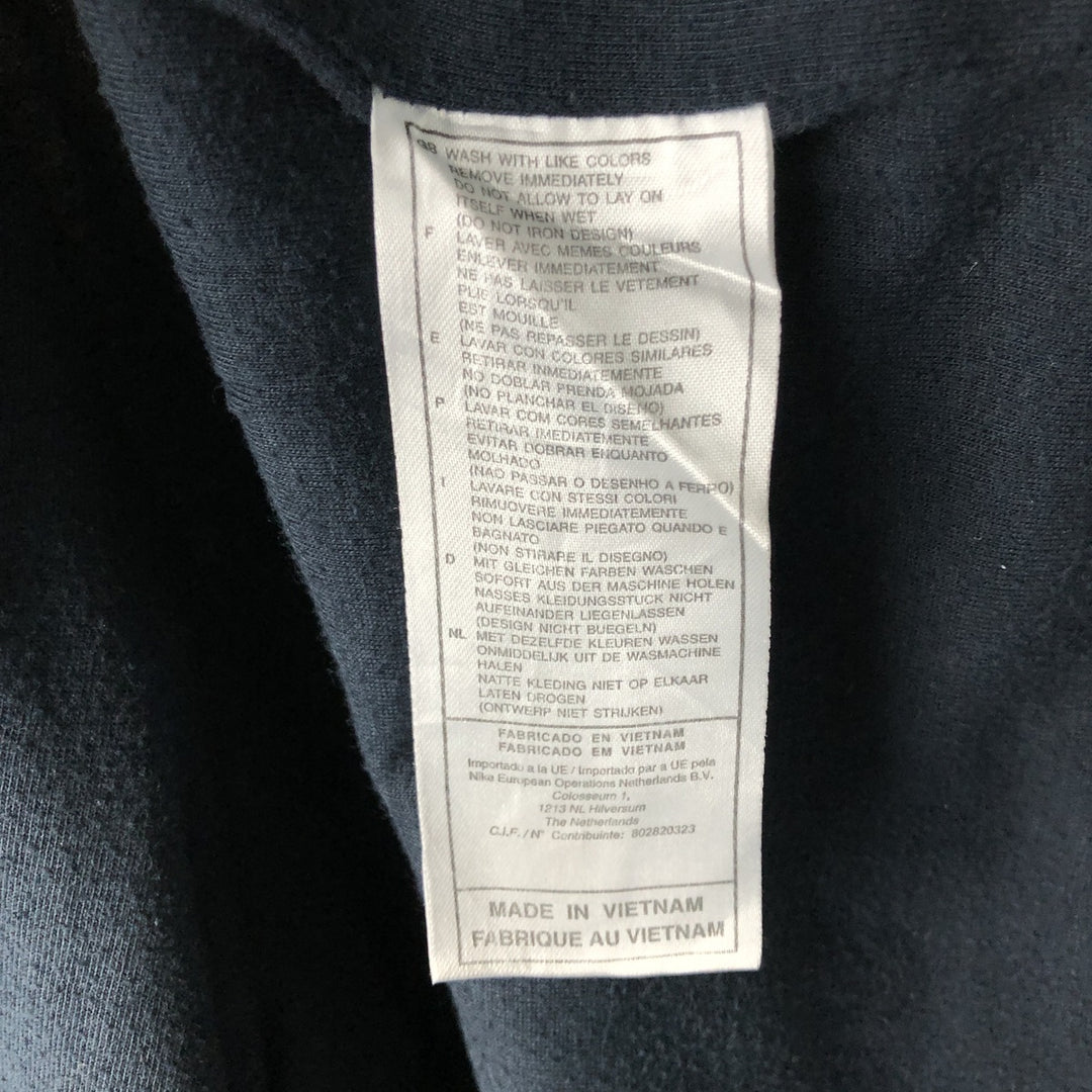 00'S Nike Windbreaker Men's Size L polyester navy blue type Vintage Second Hand