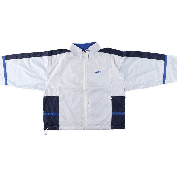 00s~ Reebok nylon jacket, men's size L Nylon Blue type light blue Vintage Second Hand
