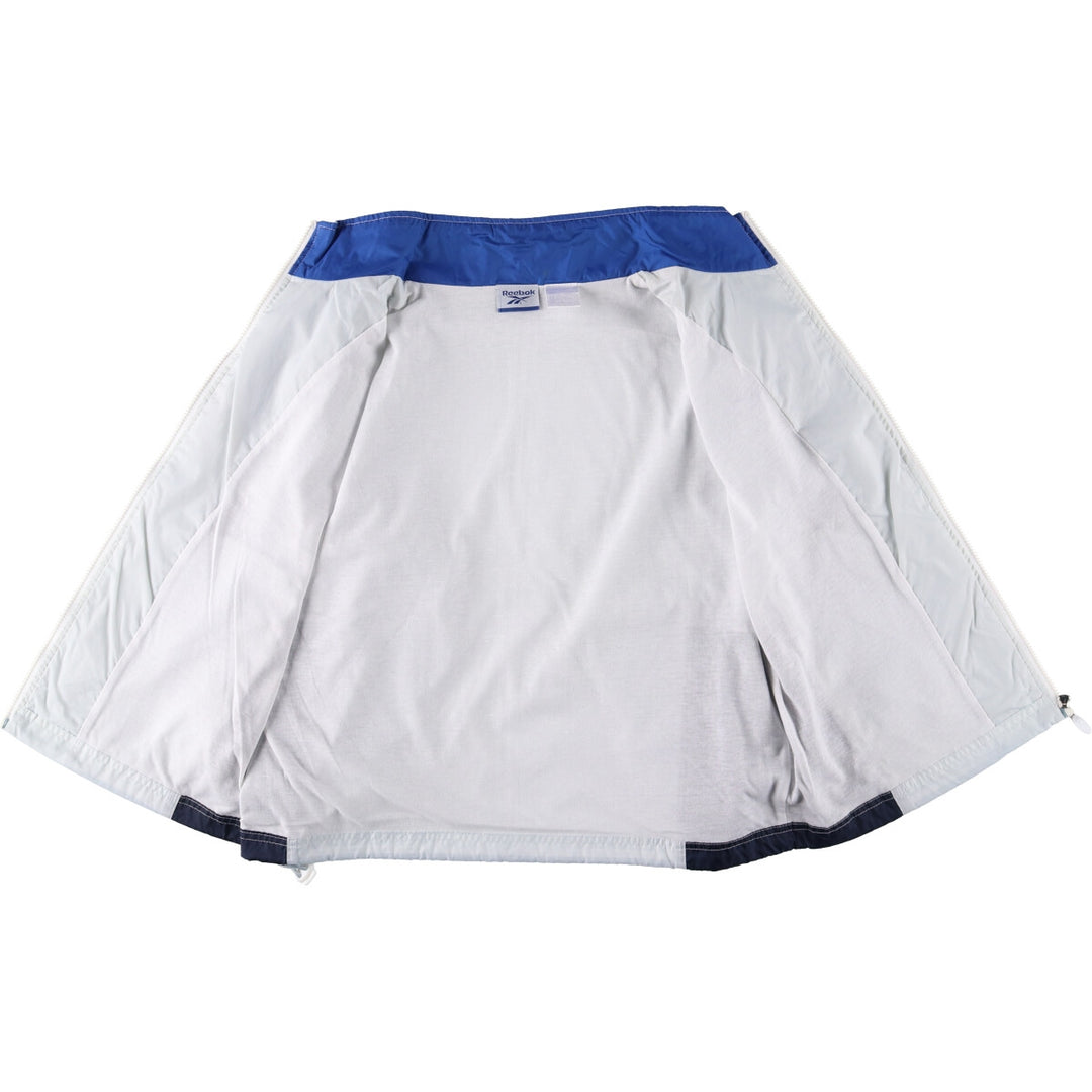 00s~ Reebok nylon jacket, men's size L Nylon Blue type light blue Vintage Second Hand