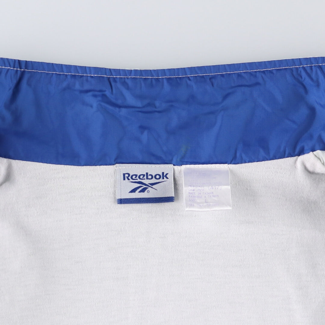 00s~ Reebok nylon jacket, men's size L Nylon Blue type light blue Vintage Second Hand
