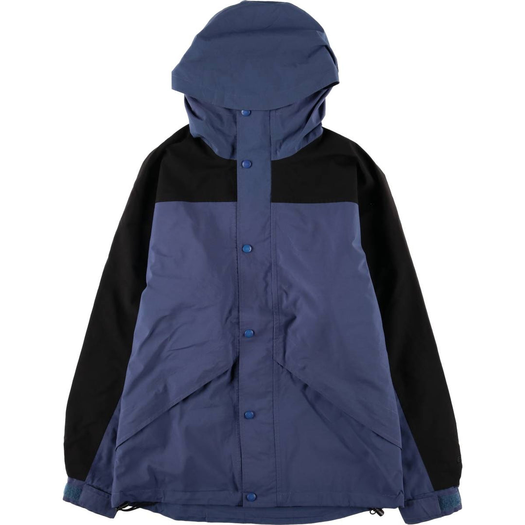 90'S EMS GORE-TEX Mountain Parka Shell Jacket, Men's Size Small, Vintage polyester navy blue type Vintage Second Hand