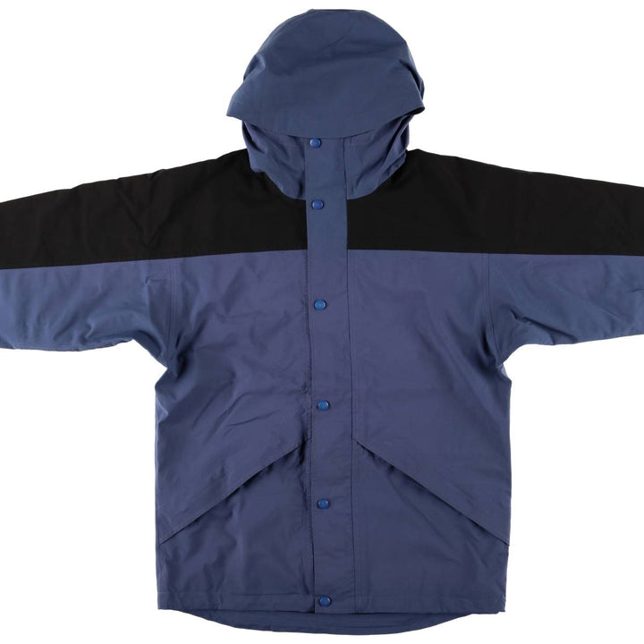 90'S EMS GORE-TEX Mountain Parka Shell Jacket, Men's Size Small, Vintage polyester navy blue type Vintage Second Hand
