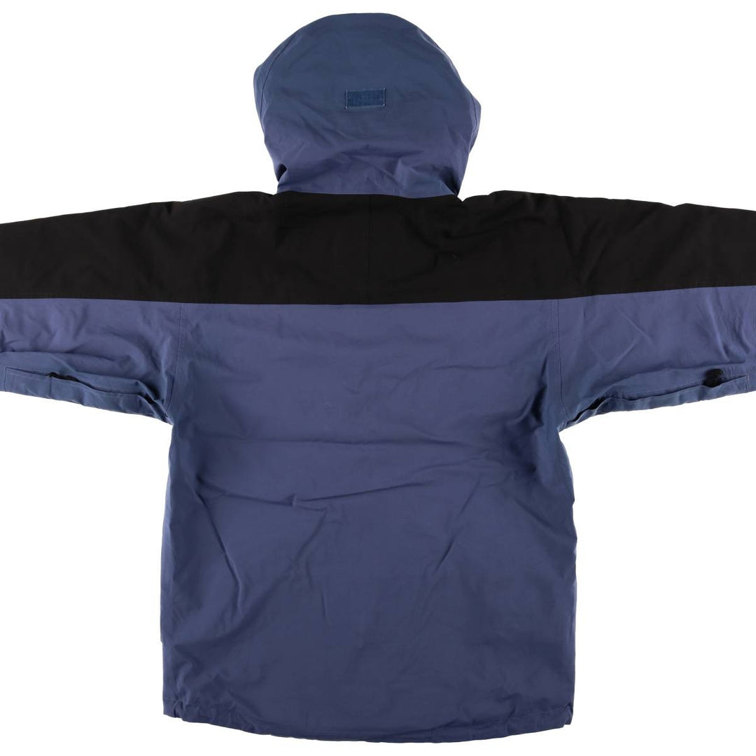 90'S EMS GORE-TEX Mountain Parka Shell Jacket, Men's Size Small, Vintage polyester navy blue type Vintage Second Hand