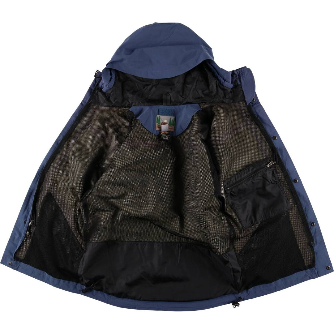 90'S EMS GORE-TEX Mountain Parka Shell Jacket, Men's Size Small, Vintage polyester navy blue type Vintage Second Hand
