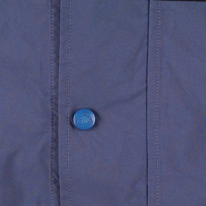 90'S EMS GORE-TEX Mountain Parka Shell Jacket, Men's Size Small, Vintage polyester navy blue type Vintage Second Hand
