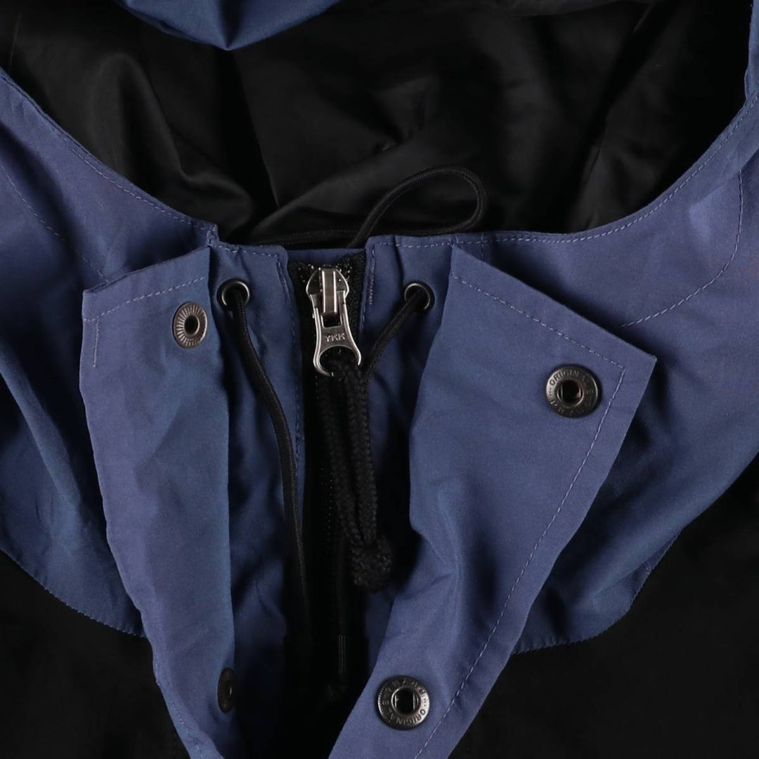 90'S EMS GORE-TEX Mountain Parka Shell Jacket, Men's Size Small, Vintage polyester navy blue type Vintage Second Hand