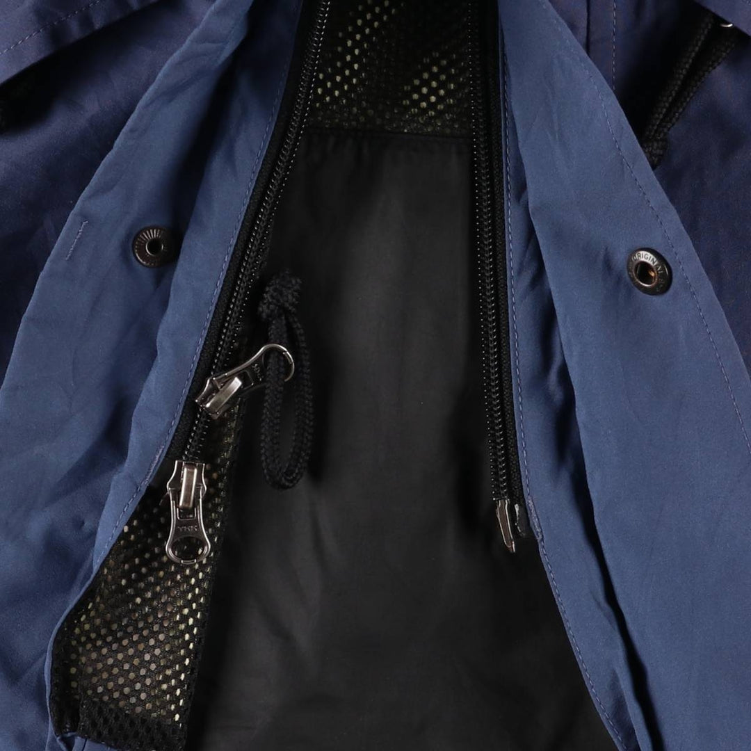 90'S EMS GORE-TEX Mountain Parka Shell Jacket, Men's Size Small, Vintage polyester navy blue type Vintage Second Hand