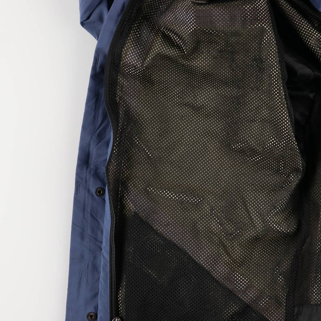 90'S EMS GORE-TEX Mountain Parka Shell Jacket, Men's Size Small, Vintage polyester navy blue type Vintage Second Hand