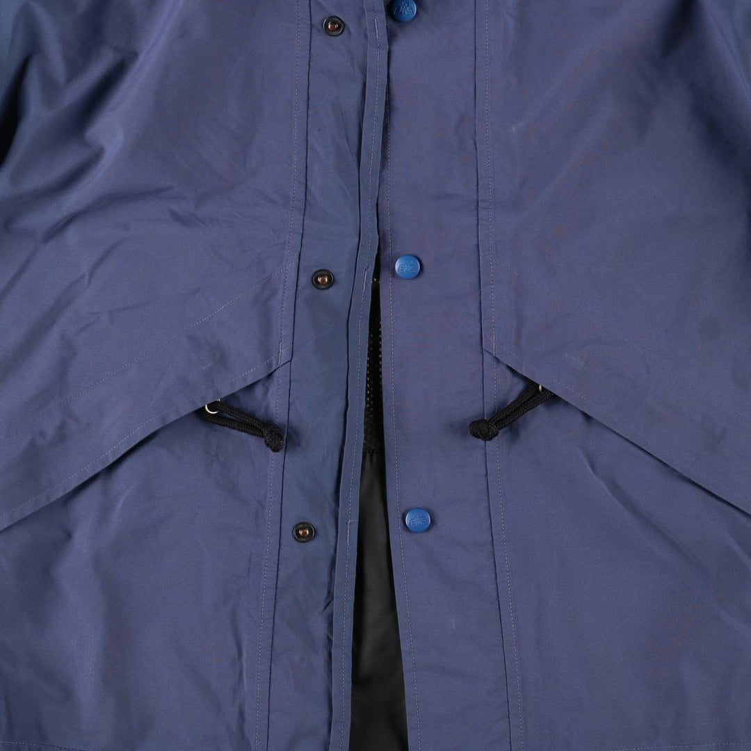 90'S EMS GORE-TEX Mountain Parka Shell Jacket, Men's Size Small, Vintage polyester navy blue type Vintage Second Hand