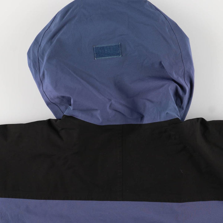 90'S EMS GORE-TEX Mountain Parka Shell Jacket, Men's Size Small, Vintage polyester navy blue type Vintage Second Hand