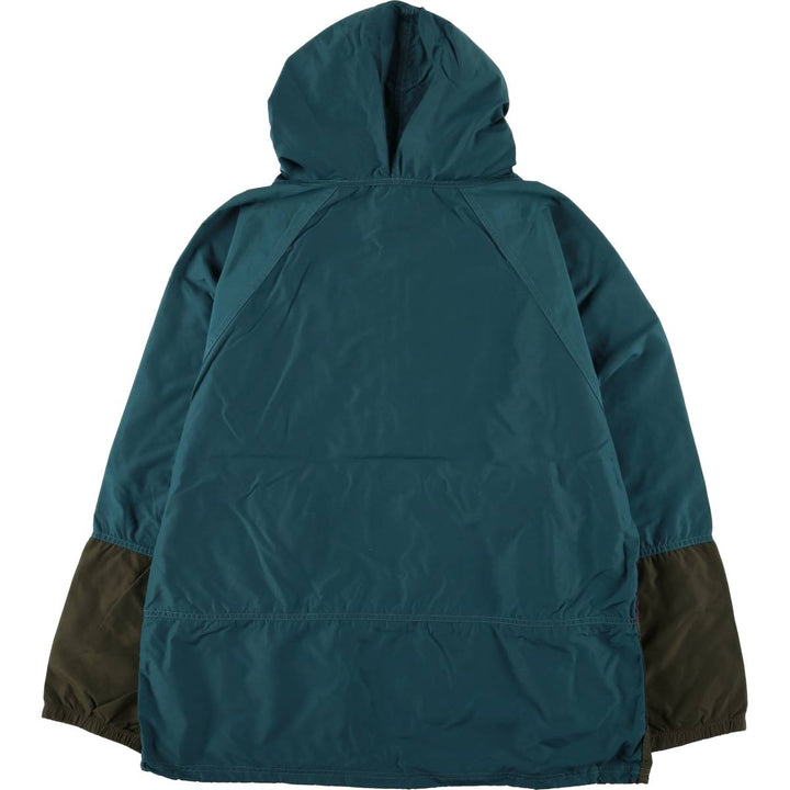 Vintage LLBean Anorak Parka from the 1980'S to 1990s, Made in USA, Men's Size L unclear green type Vintage Second Hand