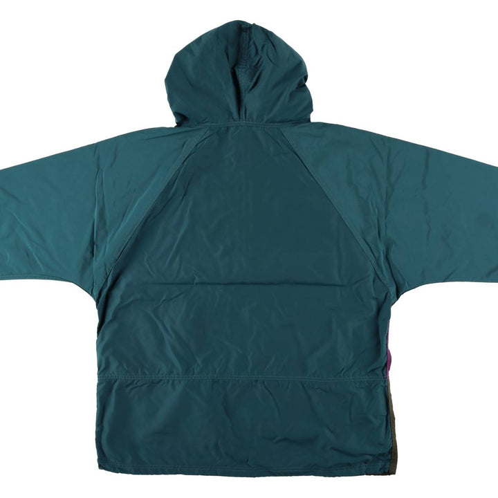 Vintage LLBean Anorak Parka from the 1980'S to 1990s, Made in USA, Men's Size L unclear green type Vintage Second Hand