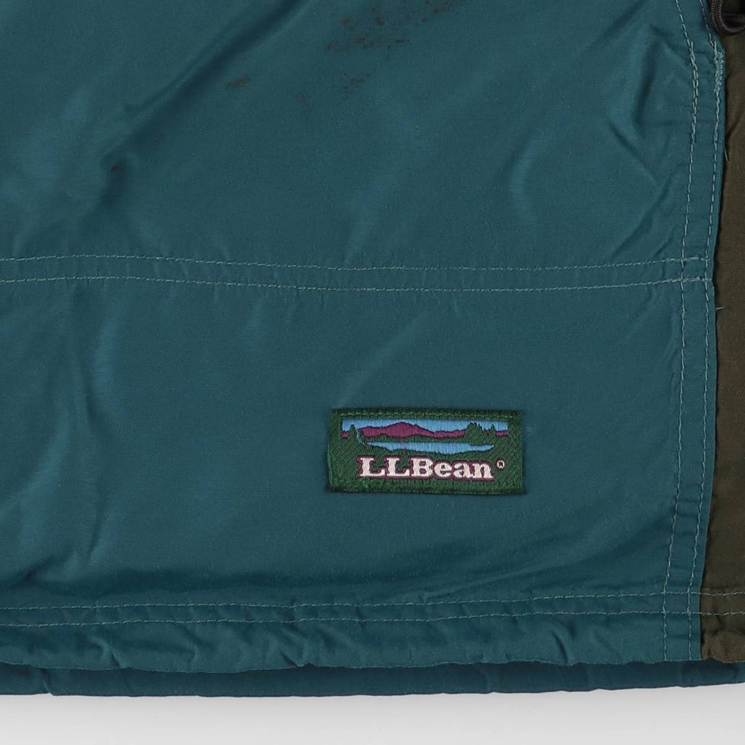 Vintage LLBean Anorak Parka from the 1980'S to 1990s, Made in USA, Men's Size L unclear green type Vintage Second Hand