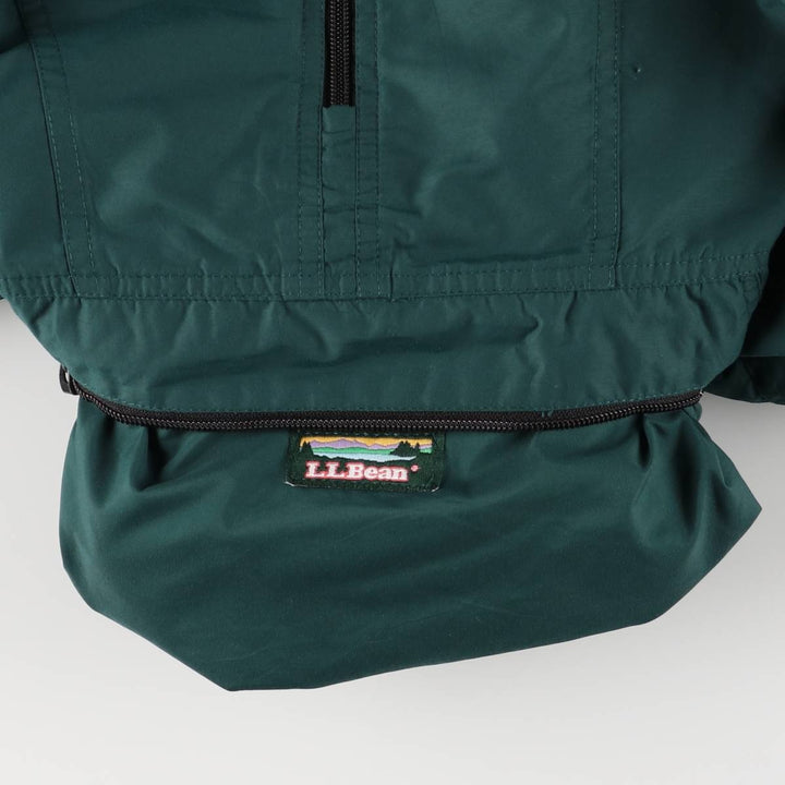 Vintage LLBean Men's Anorak Parka (Size XL) from the 1980'S to 1990s Nylon green type Vintage Second Hand