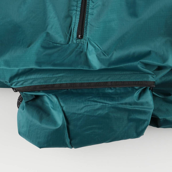 90s-00'S Columbia Packable Ripstop Anorak Parka, Men's XL Nylon green type Vintage Second Hand