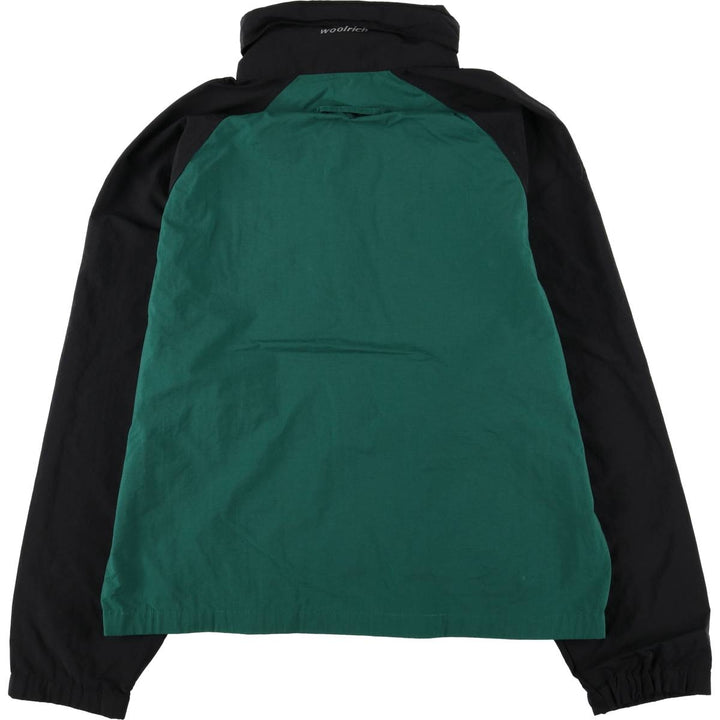 2000'S WOOLRICH nylon jacket, men's size M Nylon black type Vintage Second Hand