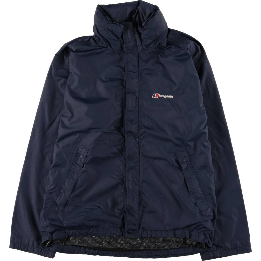 Berghaus BERGHAUS Ripstop Mountain Jacket, Shell Jacket, Men's Size M Nylon navy blue type Vintage Second Hand