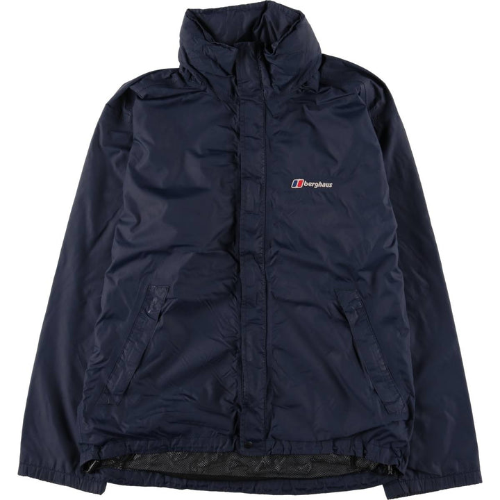 Berghaus BERGHAUS Ripstop Mountain Jacket, Shell Jacket, Men's Size M Nylon navy blue type Vintage Second Hand