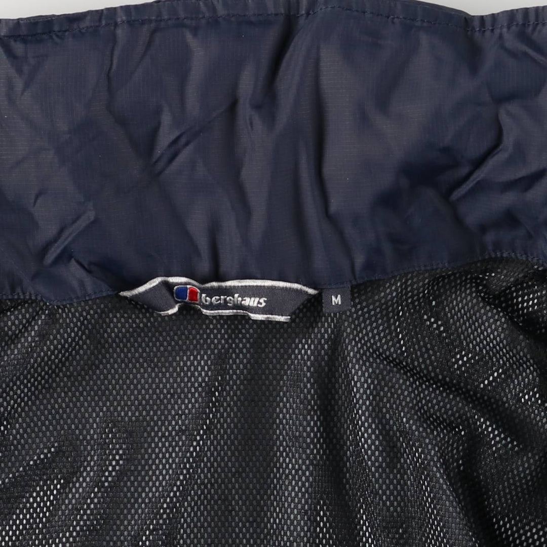 Berghaus BERGHAUS Ripstop Mountain Jacket, Shell Jacket, Men's Size M Nylon navy blue type Vintage Second Hand