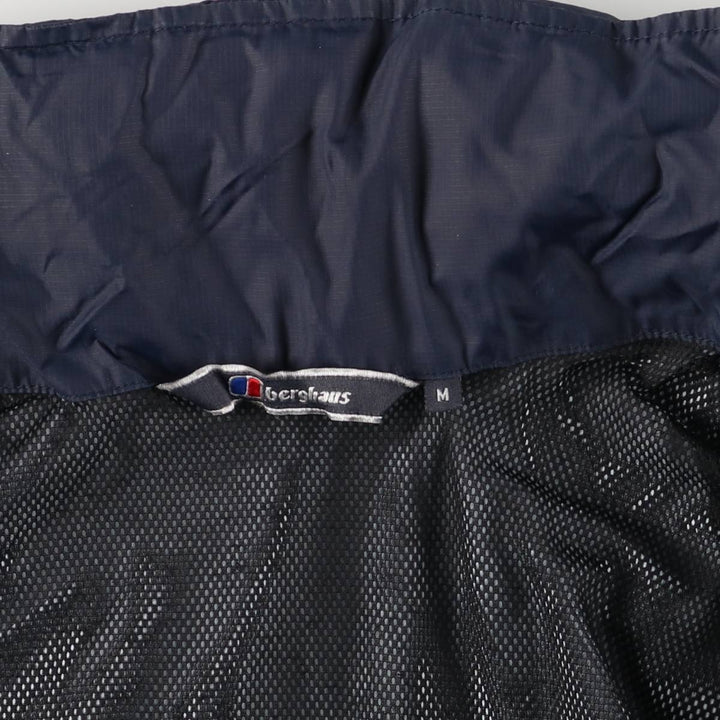Berghaus BERGHAUS Ripstop Mountain Jacket, Shell Jacket, Men's Size M Nylon navy blue type Vintage Second Hand