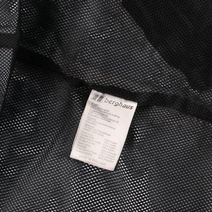 Berghaus BERGHAUS Ripstop Mountain Jacket, Shell Jacket, Men's Size M Nylon navy blue type Vintage Second Hand