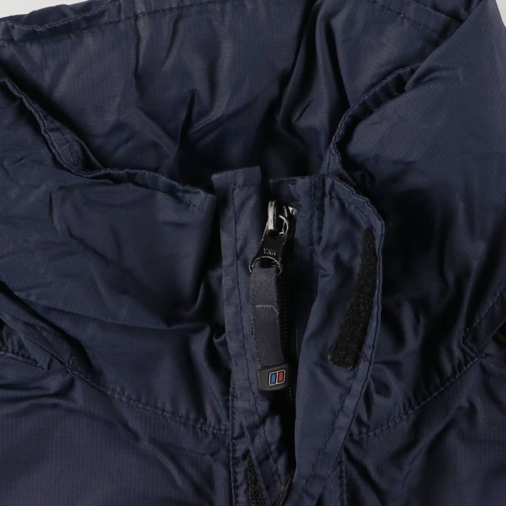 Berghaus BERGHAUS Ripstop Mountain Jacket, Shell Jacket, Men's Size M Nylon navy blue type Vintage Second Hand