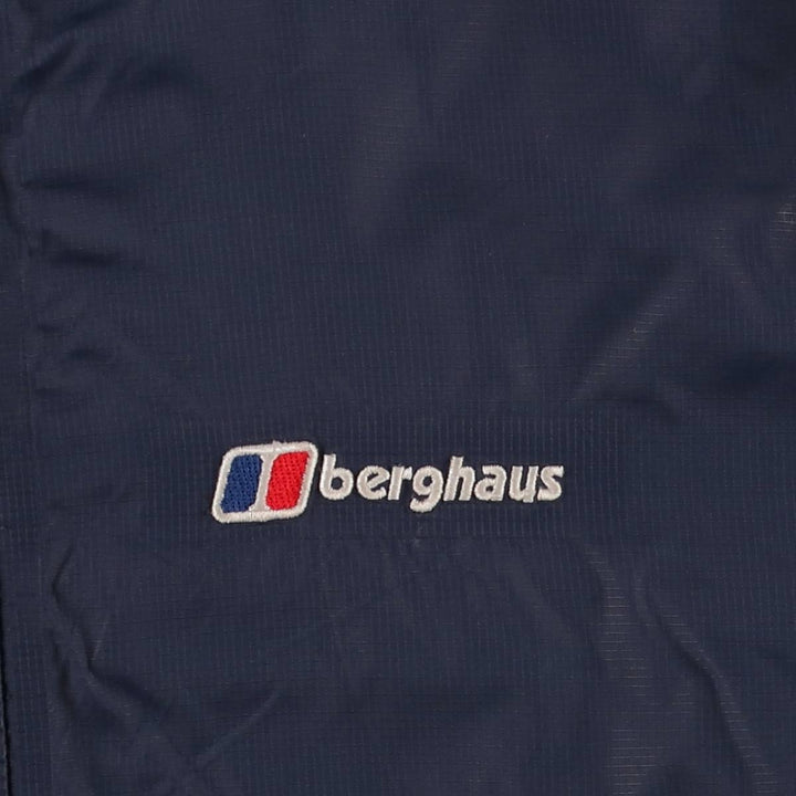 Berghaus BERGHAUS Ripstop Mountain Jacket, Shell Jacket, Men's Size M Nylon navy blue type Vintage Second Hand