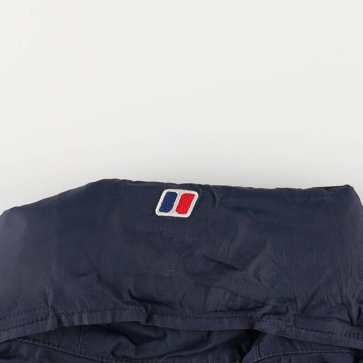 Berghaus BERGHAUS Ripstop Mountain Jacket, Shell Jacket, Men's Size M Nylon navy blue type Vintage Second Hand