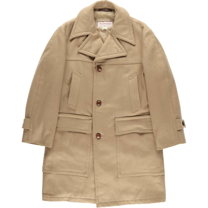 Vintage 1980'S McGREGOR long coat, made in the USA, men's size XL unclear Beige type Vintage Second Hand