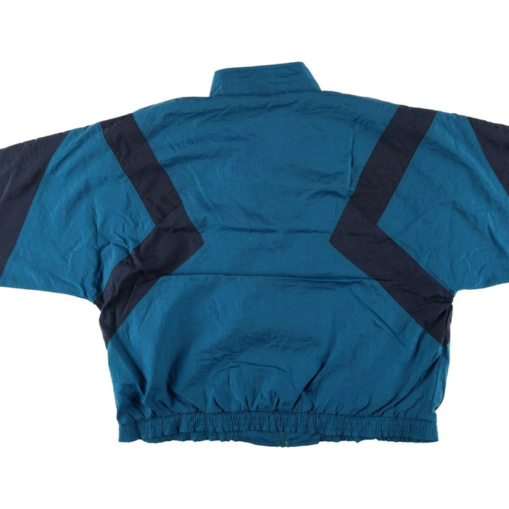 90'S Reebok Men's XXL Vintage Windbreaker unclear blue type Vintage Second Hand